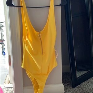 Yellow Onesie , summer vibes New! Never been worn